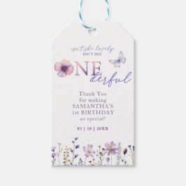 お誕生日おめでとう!ワイルドフラワーのギフトタグ ギフトタグ