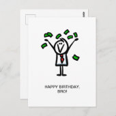 お誕生日おめでとう、兄さん！ ポストカード (正面/裏面)