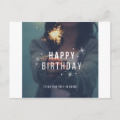 お誕生日おめでとう - 共犯者の姉妹へ - 姉 ポストカード (正面)