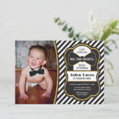お誕生日おめでとう！写真付きのワンダフルな招待状 招待状 (スタンド正面)