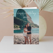 お誕生日おめでとう 写真入り カード