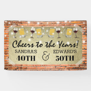 お誕生日おめでとう+合同パーティー Cheers to the Years 横断幕