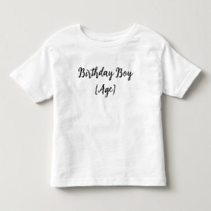 お誕生日おめでとう!名前と年齢入りキッズTシャツ トドラーTシャツ