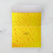 お誕生日おめでとう！名前や年齢をカスタマイズ カード (内部)