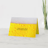 お誕生日おめでとう！名前や年齢をカスタマイズ カード (正面)