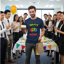 お誕生日おめでとう(名前入り) Tシャツ