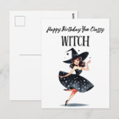 お誕生日おめでとう、品のある魔女さん ポストカード (正面/裏面)