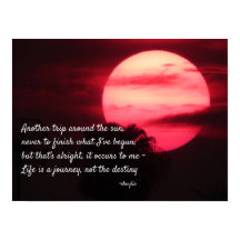 お誕生日おめでとう - 太陽をもう一周