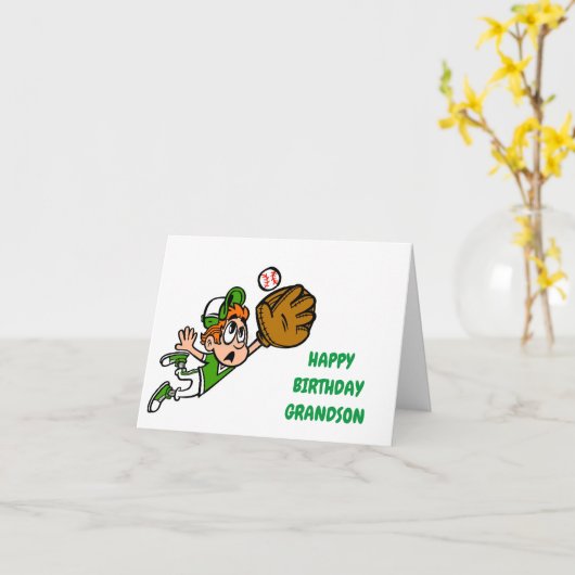 お誕生日おめでとう****孫**** カード (黄色い花)
