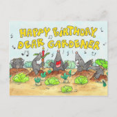 お誕生日おめでとう、愛する園芸家さん ポストカード (正面)