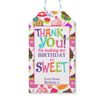 お誕生日おめでとう！感謝の気持ちを伝えるパーティーギフトタグ