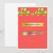 お誕生日おめでとう 招待状 (正面/裏面)