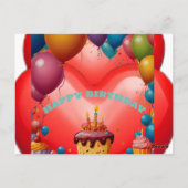 お誕生日おめでとう 招待状 (裏面)