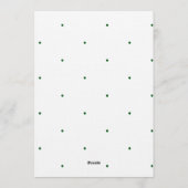 お誕生日おめでとう！楽しい1歳の誕生日 招待状 (裏面)