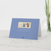 お誕生日おめでとう - 海辺での一日 カード (裏面)