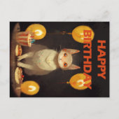 お誕生日おめでとう! - 猫パーティー ポストカード (正面)