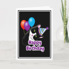 お誕生日おめでとう 猫 カード