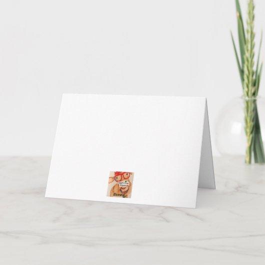 お誕生日おめでとう - 甘い思い出! カード (裏面)