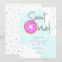 お誕生日おめでとう　甘～い１歳のドーナツ