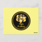 お誕生日おめでとう、祭りだ ポストカード (裏面)