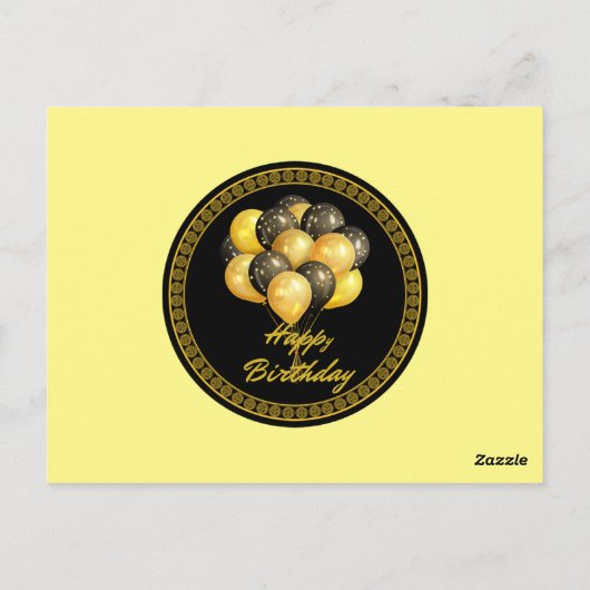 お誕生日おめでとう、祭りだ ポストカード (裏面)