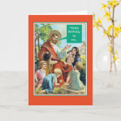 お誕生日おめでとう 私へのカード カード (黄色い花)