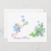 お誕生日おめでとう！　童話と花 ポストカード (正面/裏面)