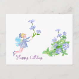 お誕生日おめでとう！　童話と花 ポストカード