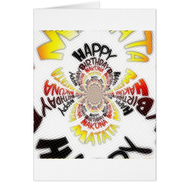 お誕生日おめでとう　素敵な１日を過ごしてね (正面)