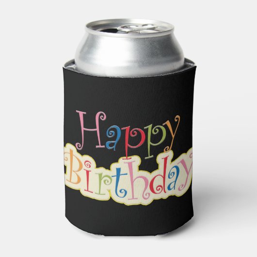 お誕生日おめでとう 缶クーラー (缶正面)