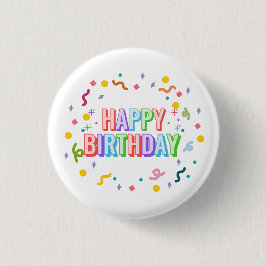 お誕生日おめでとう 缶バッジ