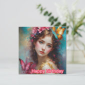 お誕生日おめでとう 〜 美しい若い女性 〜 (スタンド正面)