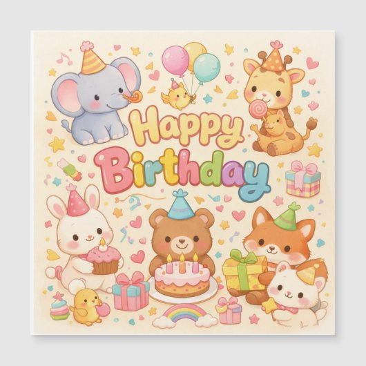 お誕生日おめでとう 赤ちゃん (正面)