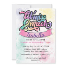 お誕生日おめでとう！２歳の誕生日！　ちょっとやりすぎなバースデー・招待状！