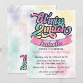 お誕生日おめでとう！２歳の誕生日！　ちょっとやりすぎなバースデー・招待状！ 招待状 (正面/裏面)