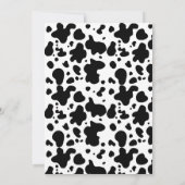 お誕生日おめでとう！３歳の誕生日パーティーガールカウガール 招待状 (裏面)