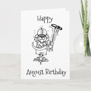 お誕生日おめでとう!8月生まれのあなたに! カード