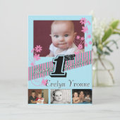 お誕生日おめでとう(1歳) カード (スタンド正面)