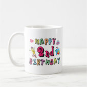 お誕生日おめでとう。2年b日 コーヒーマグカップ (左)