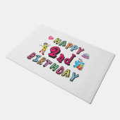 お誕生日おめでとう。2年b日 ドアマット (アングル)