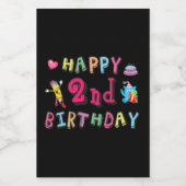 お誕生日おめでとう。2年b日 フードラベル (シングルラベル)