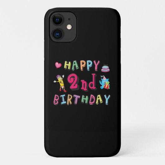お誕生日おめでとう。2年b日 Case-Mate iPhoneケース (裏面)
