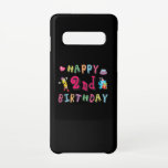 お誕生日おめでとう。2年b日 samsung galaxy s10ケース<br><div class="desc">お誕生日おめでとう。そしておもしろい、素敵なテディベアと可愛い誕生日のデザインギフトと鉛筆のおもしろい誕生日の願いを持つ書。洋服、シャツ、アクセサリーに最適。</div>