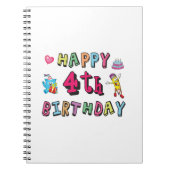 お誕生日おめでとう。4年b日 ノートブック (正面)