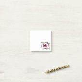 お誕生日おめでとう。4年b日 ポストイット (デスク上)