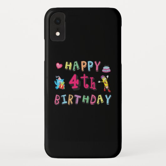 お誕生日おめでとう。4年b日 Case-Mate iPhoneケース (裏面)