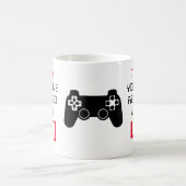 お誕生日おめでとう！40歳（あらゆる年齢）レベル達成！ コーヒーマグカップ (中央)