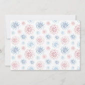 お誕生日おめでとう！7月4日アメリカンファーストバースデーパーティー 招待状 (裏面)