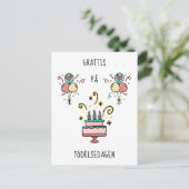 お誕生日おめでとう | Happy Birthday ポストカード (スタンド正面)