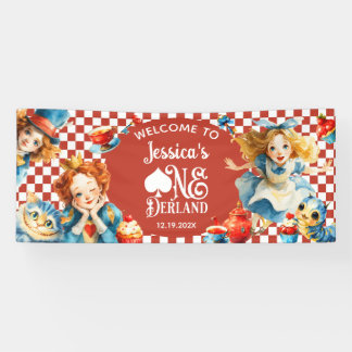 お誕生日おめでとう ONEDERLAND アリス 横断幕